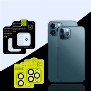 Nouveau protecteur d'objectif d'appareil photo pour iphone 11 12 13 14/pro/max/pro max/12 13/mini, Film d'objectif plein cadre HD anti-rayures, étui de Protection en verre Transparent pour appareil photo de téléphone