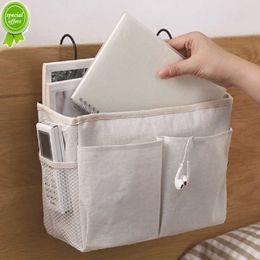 Nouveau Toile De Chevet Suspendu Poche Sac De Rangement Chambre Magazine Pochette De Rangement Couches Caddy Porte-Jouets Bébé Boîte À Mouchoirs Organisateur À La Maison