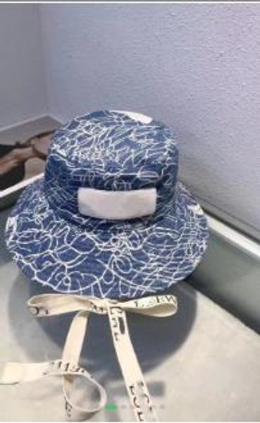 Nuevo sombrero de pescador de jacquard de lona, sombreros de lavabo de arte callejero con personalidad a la moda para hombres y mujeres, outlet de fábrica