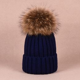 Nieuwe Caps muts cadeau Beanie cap Groothandel motorkap cadeau Winter Gebreide Hoeden Hip Hop Mannen Gorro Bonnet Vrouwen Mutsen Bont Pompoms Warm Skull s