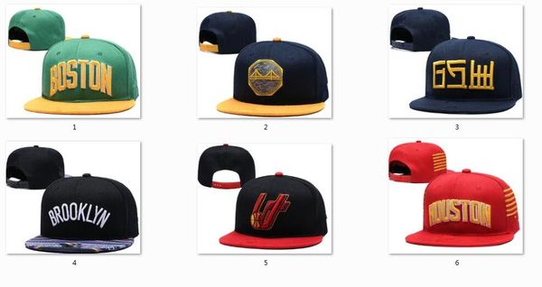 New Caps Snapback Hats 2019 Teams Hats Mix Match Order All Caps en stock Baloncesto Fútbol Hockey Béisbol Sombrero de calidad superior al por mayor