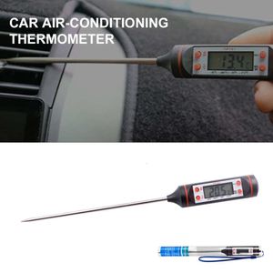 Thermomètre de sortie d'air de voiture, affichage numérique LCD, thermomètre de climatiseur de voiture, outils d'entretien professionnels automobiles