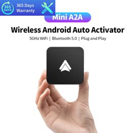 Nieuwe auto Android Auto draadloze adapter Smart Ai Box Plug and Play Bluetooth WiFi Auto Connect Universeel voor bedrade Android Auto's