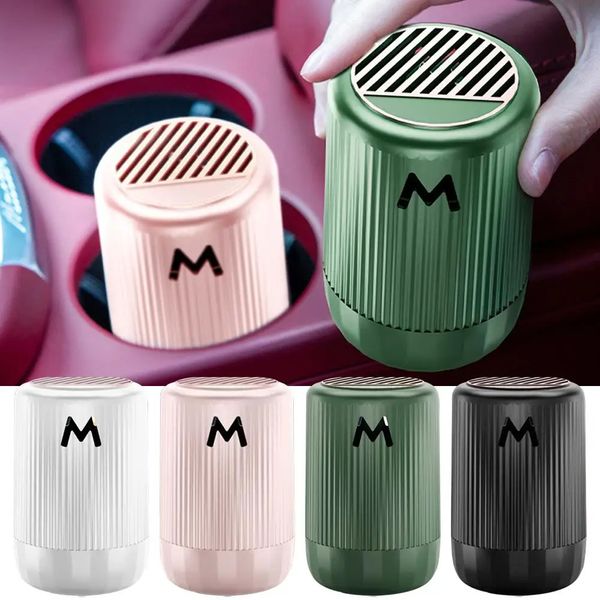 Taza de aromaterapia para coche, difusor de aire para coche, bálsamo sólido, decoración de fragancia para coche, ambientador, purificador de aire automático, accesorios interiores