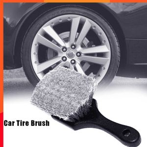 Nouvelle brosse de moyeu de beauté de voiture brosses de nettoyage de pneu de voiture brosse de détail pour brosse de gommage de jante de roue automatique outil de nettoyage de lavage de voitures