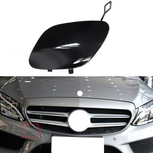 Nueva cubierta de gancho para parachoques de coche, parachoques delantero de coche, tapa de ojo de corchete, reemplazo negro para Mercedes Benz Clase C C300 C400 W205