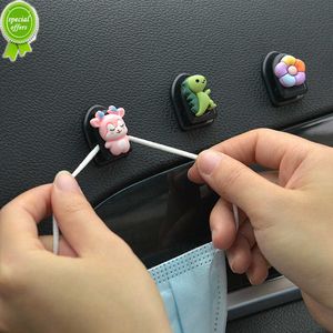 Nieuwe auto Cartoon Mini Hook Multifunctionele haak Zit Back Opslag Hook schattig creatieve autostoeltje rug opslag haak auto accsore nieuw