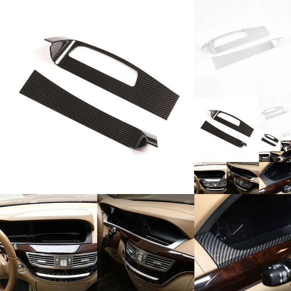 Nouveau tableau de bord de la console de centre de voiture sous Surface Decoration Pannel Stickers Accessoires pour Mercedes Benz S Classe W221 2005-2013