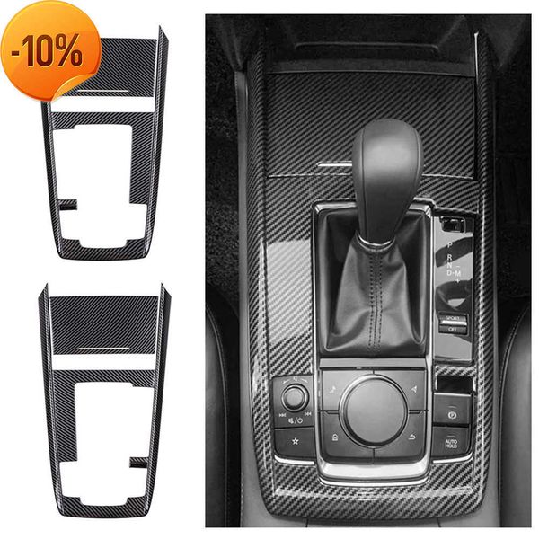 New Car Central Gear Panel Pannello di controllo Decal Car Cambio Interni Modifica ABS Cover Trim per Mazda CX30 CX-30 2019 2020 2021