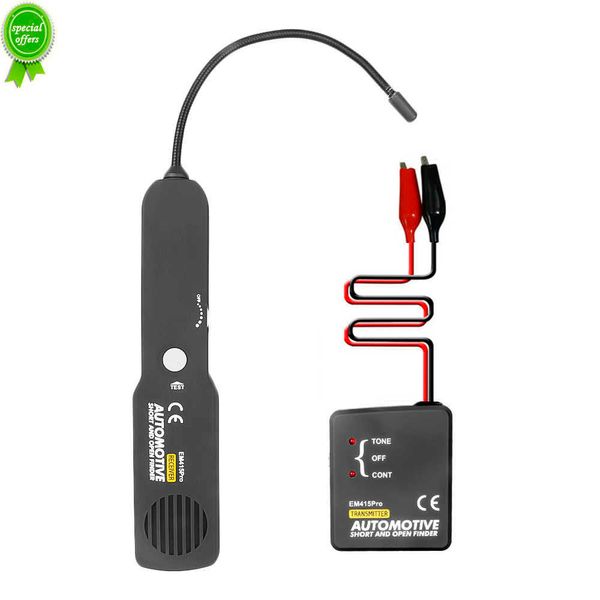 Nouveau Scanner de Circuit de voiture outil de Diagnostic numérique automobile court et ouvert détecteur de câble traqueur camion tracteur navire SUV testeur de fil