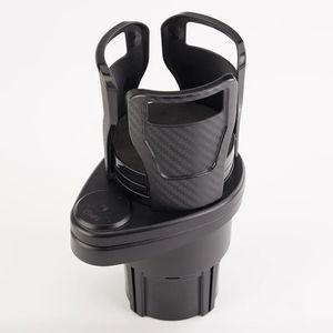 NIEUWE Auto Bekerhouder Expander Adapter Voertuiggemonteerde Auto Water Cup Bekerhouder 360 Graden Roterende Auto Dual Cup Mount verstelbaar