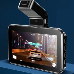 Nouvelle voiture Dash CAM 1440p Dash Camera Double Lens Construit In DVR Recorder Dashcam G-Sensor Loop Enregistrement de stationnement