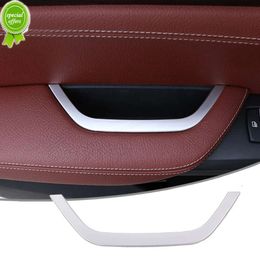 Nouvelle poignée de porte de voiture boîte de rangement garniture de couverture boîte de rangement de porte intérieure de voiture bande de garniture accessoires de décoration de voiture pour BMW X3 X4 2011-2016