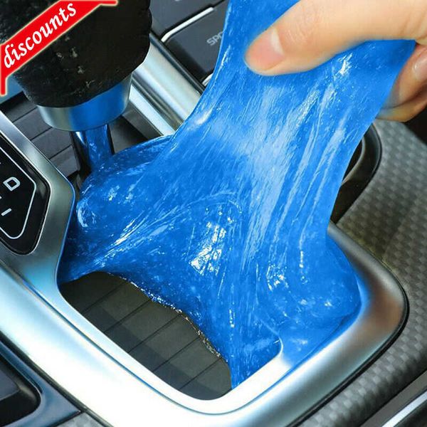 Nouvelle voiture poussière saleté Gel de nettoyage Slime magique Super propre boue argile ordinateur portable clavier outil de nettoyage maison nettoyant dépoussiéreur