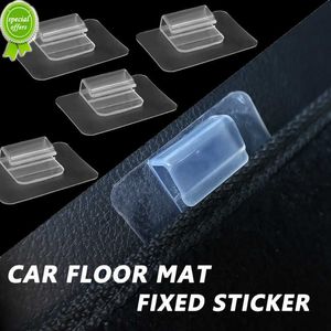 Nouvelle voiture pied Pad fixation autocollant sans couture Transparent Double face adhésif boucle fixe Clip pâte voiture intérieur autocollant accessoires