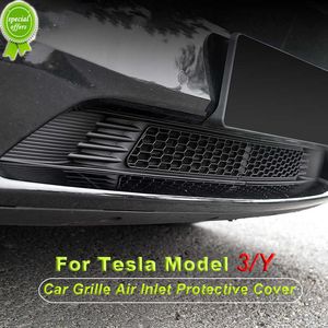 Nieuwe Auto Grille Luchtinlaat Beschermhoes Split Type Insect Net Modificatie Voor Tesla Model Y Model 3 2017 2018 2019 2020 2021 2022