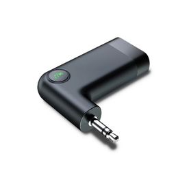 nieuwe auto handsfree Bluetooth -ontvanger met microfoon 5.0 APTX LL 3,5 mm AUX Jack Audio draadloze adapter voor auto -computerheadset - voor