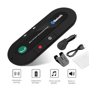 Nouveau téléphone mains libres de voiture 4.1 + EDR sans fil Bluetooth Kit mains libres de voiture lecteur de musique MP3 alimentation USB récepteur Audio Clip de visière