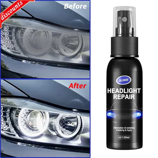 New Car Headlight Polishing Agent Scratch Remover Repair Fluid Headlight ReNew al Polish And Maintenance Liquid Kit Auto Accessoires