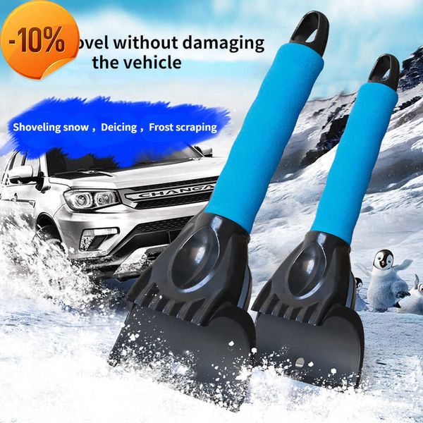 Nuevo raspador de hielo para coche, pala para nieve, parabrisas, descongelación automática, herramienta de limpieza para quitar nieve en invierno, rompehielos, cepillo de vidrio de limpieza rápida