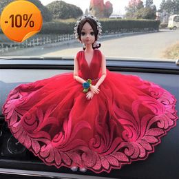 Nouvelle voiture intérieur accessoires poupée créative ornements de mariage fille poupée enfants cadeau d'anniversaire