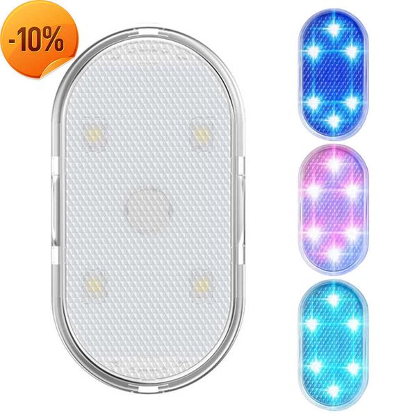 Nouvelle voiture lumière intérieure Auto toit plafond lampe de lecture LED voiture style veilleuse Mini USB charge voiture lumière 5V dôme Signal lumineux