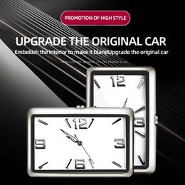Nouvelle horloge à Quartz interne de voiture, Mini jauge automatique lumineuse, horloge de tableau de bord, ornement automatique pour le style, accessoires de voiture