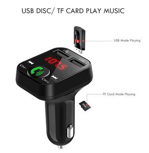 Nouveau kit de voiture mains libres sans fil Bluetooth chargeur rapide transmetteur FM LCD lecteur MP3 chargeur USB 2.1A accessoires récepteur audio mains libres