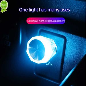 Nouvelle voiture Mini USB LED lumière ambiante lampes d'ambiance décoratives pour l'environnement intérieur Auto PC ordinateur Portable lumière Plug Play