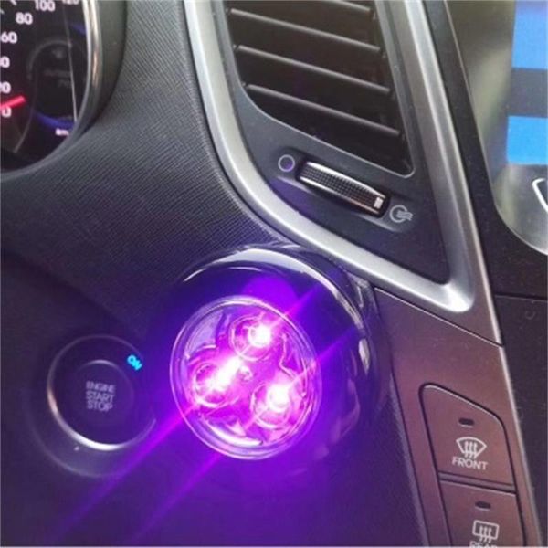 En gros Vente Chaude 280nm UVC Mini Lampe De Stérilisation 3 LEDs Cabinet Stérilisateur De Voiture UV Désinfection Lumière