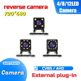 Nieuwe Auto Gemonteerde Reverse Camera Universele Externe Cvbs Camera 12v Nachtzicht Verlichting 4led 8led 12led