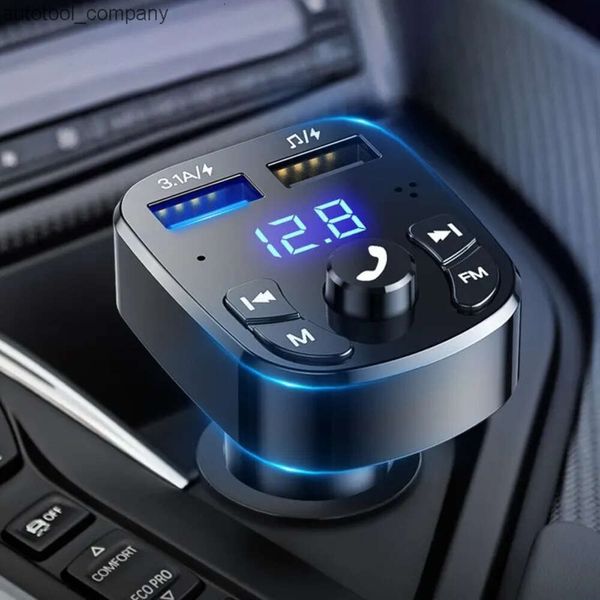 Nouveau lecteur Mp3 de voiture double chargeur rapide USB récepteur Fm Bluetooth Compatible Bluetooth 5.0 transmetteur Fm prise de clé USB Kit de voiture