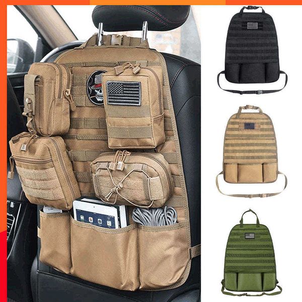 Nouvelle voiture organisateur siège arrière sac de rangement multifonction camouflage suspendus sacs voiture rangement rangement poche intérieur accessoires 1 pièce