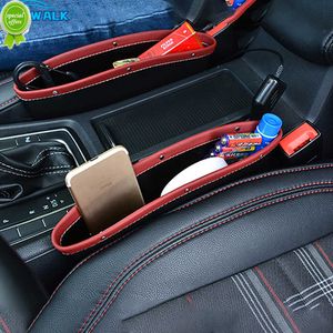 Nieuwe Auto Organizer Opslag Autostoel Spleet Gap Multi Pocket Bestuurdersstoel Catcher Bekerhouder Auto Accessoires PU Lederen Opbergtas