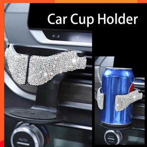 Nieuwe Auto Outlet Set met Boor Water Bekerhouder Algemene Auto Drankfles Houder Auto Interieur Asbak Houder Diamant Ornamenten