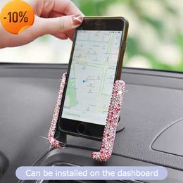 Nouveau support de téléphone de voiture femmes diamant cristal voiture évent support de montage support de téléphone portable support dans la voiture support intérieur accessoires