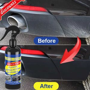 Nieuwe Auto Plastic Herstellen Coating Agent Auto Plastic Rubber Exterieur Reparatie Schoon Refresh Restauratie Agent Black Shine Seal Fleuren