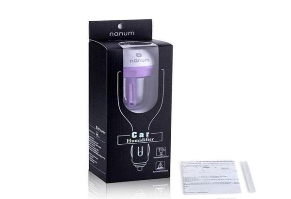 Nuevo humidificador con enchufe para coche, fragancia refrescante, humidificador ultrasónico de aceite esencial ehicular, difusor de niebla aromática para coche 1420856