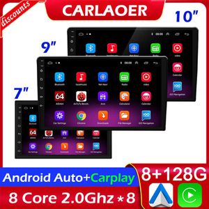 Nueva Radio de coche 2 din 7 9 10 reproductor Multimedia Android GPS WIFI Auto CarPlay para Toyota Volkswagen Hyundai Kia Nissan Honda Lada Ford