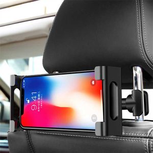 Car Rear Pillow Phone Holder Tablet Car Stand Seat Rear Headrest Mounting Brackets for iPhone Samsung iPad Mini Tablet 4-11 Inch