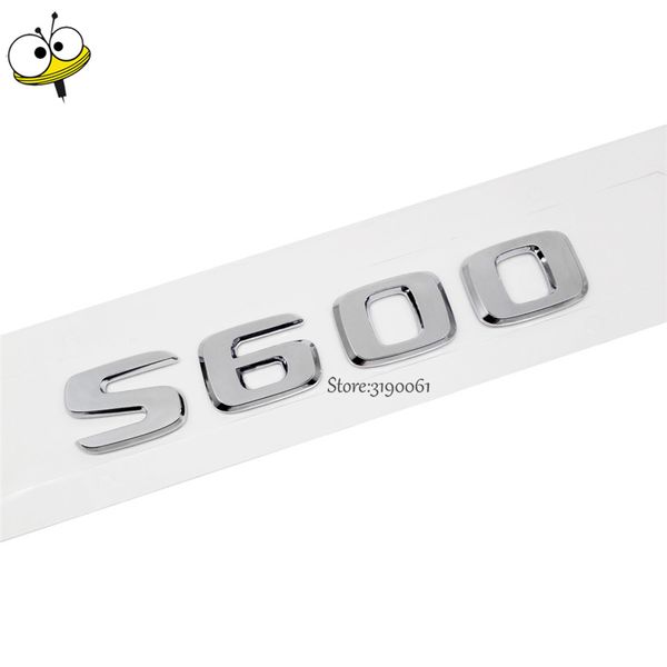 Autocollant arrière de voitures neuves pour Mercedes-Benz S Class Benz S500 S500L S600 S600L W140 Emblem Badge Decal ABS ACCESSOIORES AUTO AUTO