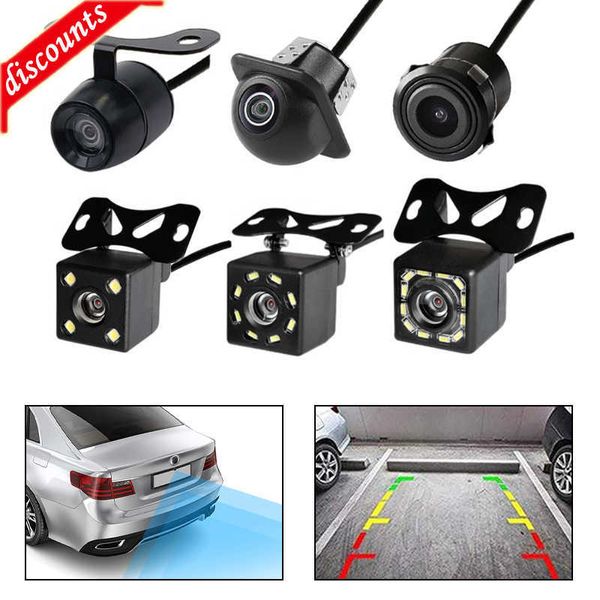 Nueva cámara de visión trasera de coche visión nocturna marcha atrás cámara de estacionamiento automático IP68 impermeable CCD LED cámara de Monitor de respaldo automático 170 grados HD