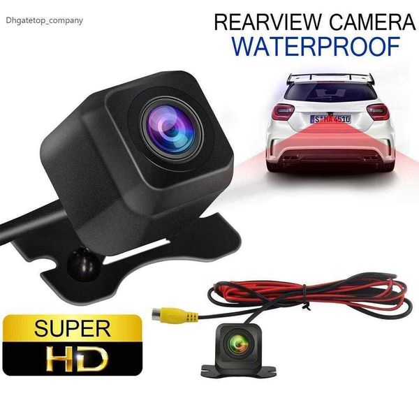 Nueva cámara de visión trasera de coche Universal HD visión nocturna copia de seguridad aparcamiento cámara de marcha atrás impermeable IP68 170 gran angular HD imagen en Color