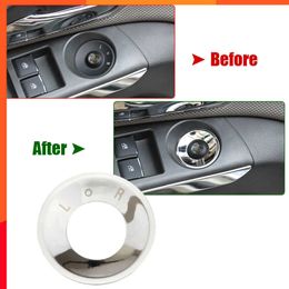 Nueva cubierta de anillo de ajuste de perilla de ajuste de espejo retrovisor de coche para Buick Encore Opel Mokka ASTRA J Insignia Chevrolet Cruze AVEO Trax Malibu