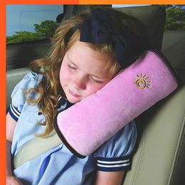 Nieuwe autoveiligheidsgordels Kussens hoes voor Kid Kinderen Baby Travel Sleep Positioner Bescherm Autogordel Aanpassen Pluche Kussen Schouder