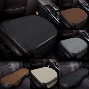 NIEUWE AUTO-ZEEL COVER CUSHION AUTOMOBILES FLAX Universal Summer Auto Interior Accessories Four Seasons Protect Chair Mat Car-Styling