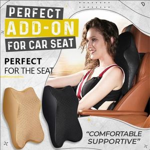 Nouveau siège de voiture appui-tête repose-cou coussin 3D mousse à mémoire doux respirant siège appui-tête coussin repose-cou appui-tête accessoires