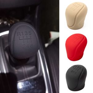 New Car Silicone Gear Shift Knob Cover Gear Shift Non-Slip Grip Handle Protective Covers Manual 5 6-speed Car Interior Accessories
