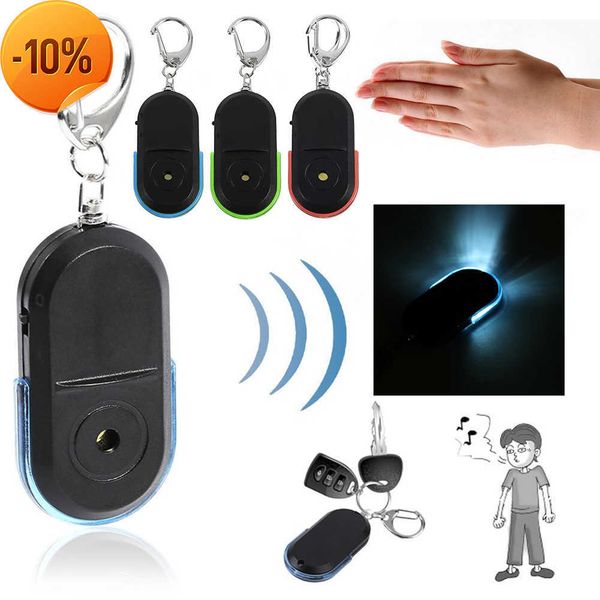 Nuevo coche inteligente Anti-pérdida alarma cartera teléfono llavero localizador llavero silbato sonido con luz LED Mini Sensor de búsqueda de llave antipérdida