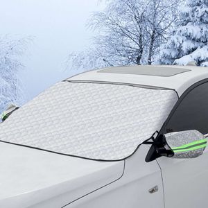 Nieuwe Auto Sneeuw Ijs Protector Venster Voorruit Schild Zonnescherm Voor Achter Voorruit Blok Cover Vizier Exterieur accessoires Winter